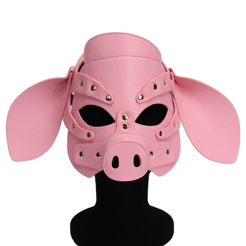 Pig Head Mask for Role Play and Party Costumes - Multiple Colors