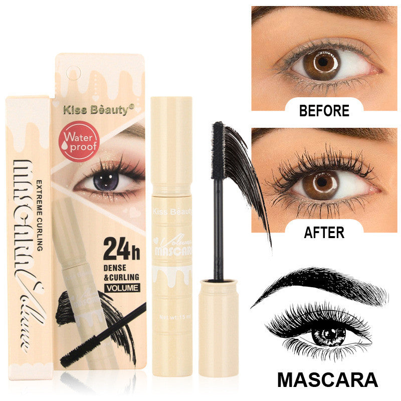Waterproof Long Curling Mascara - Thick & Volumizing, Black