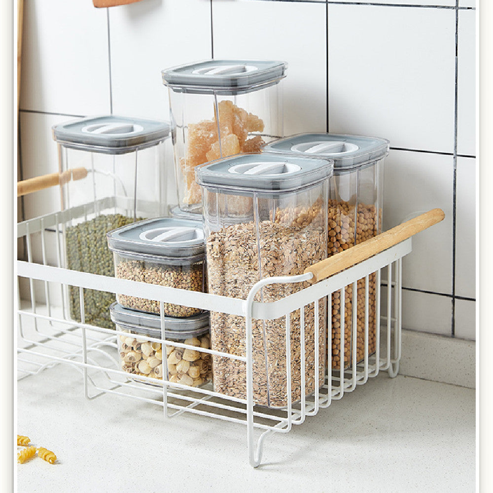 Kitchen Spiral Storage Jar Set - Vacuum Sealed Food Storage Containers