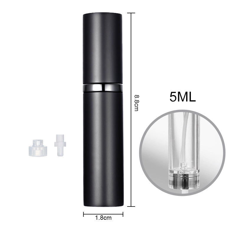 Portable Perfume Sprayer Bottle Set - Refillable Travel Atomizer with 9ML Capacity