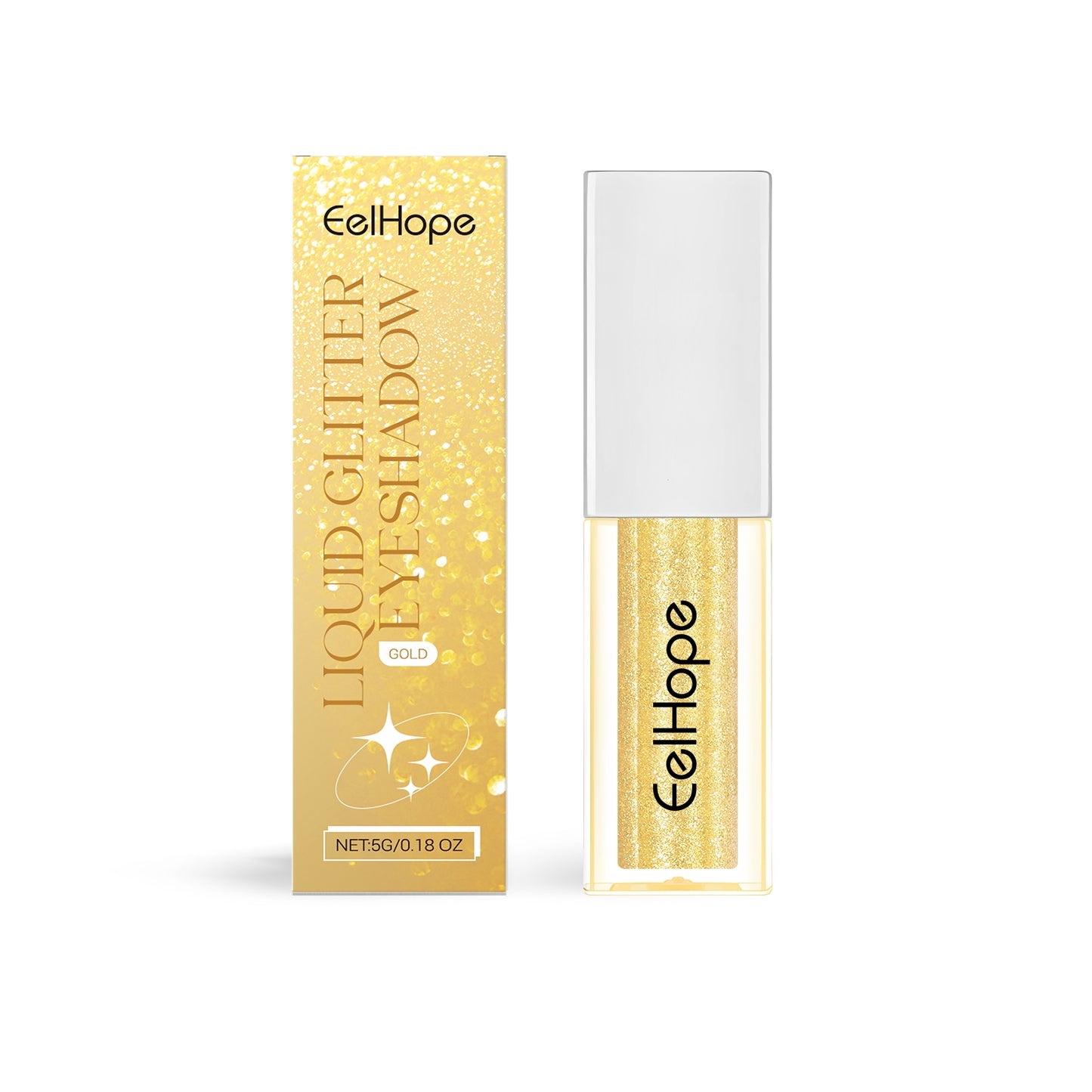 Liquid Eye Shadow - Vibrant Colors, Long-Lasting, 2.2x8.4cm