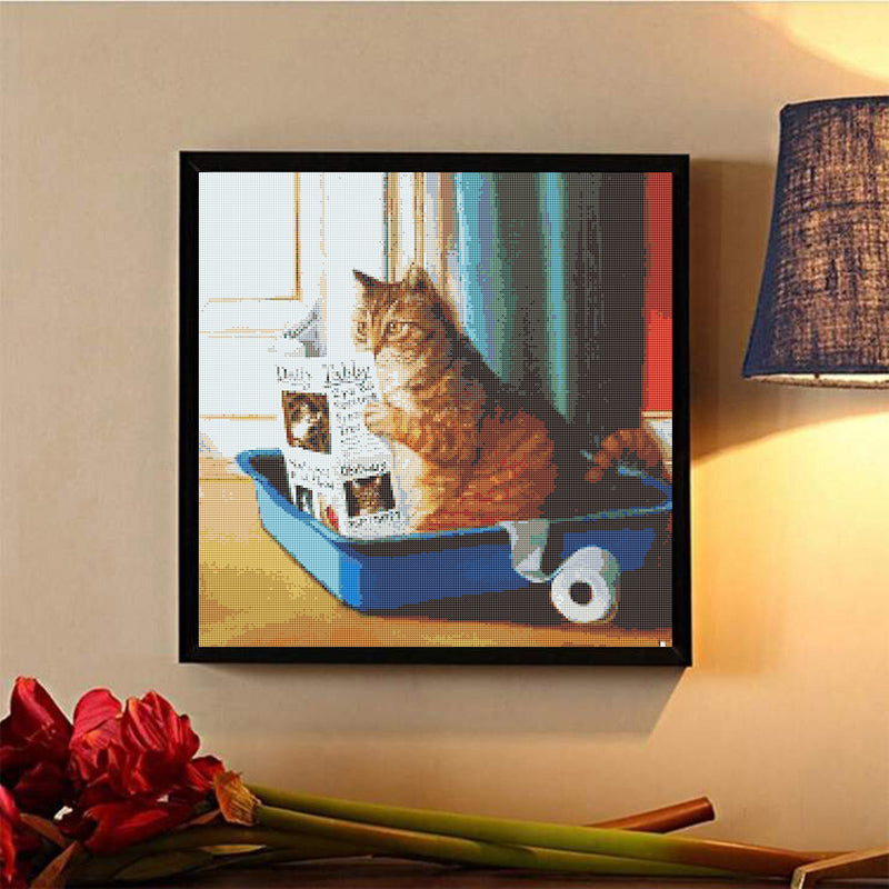 DIY 5D Diamond Embroidered Animal Cross Mosaic Kit - Multiple Sizes & Styles