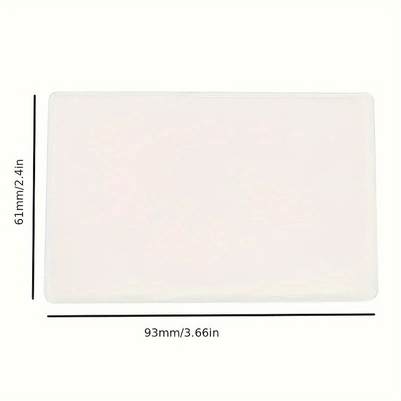 Transparent Card Holder Wallet for Bank and ID Cards - Anti-Degaussing Protection