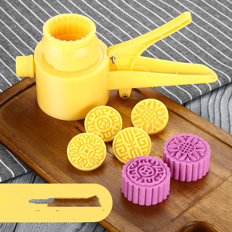 Moon Cake Mold Kit - Buckle Type Snow Skin Printing Tool for Traditional Mooncakes