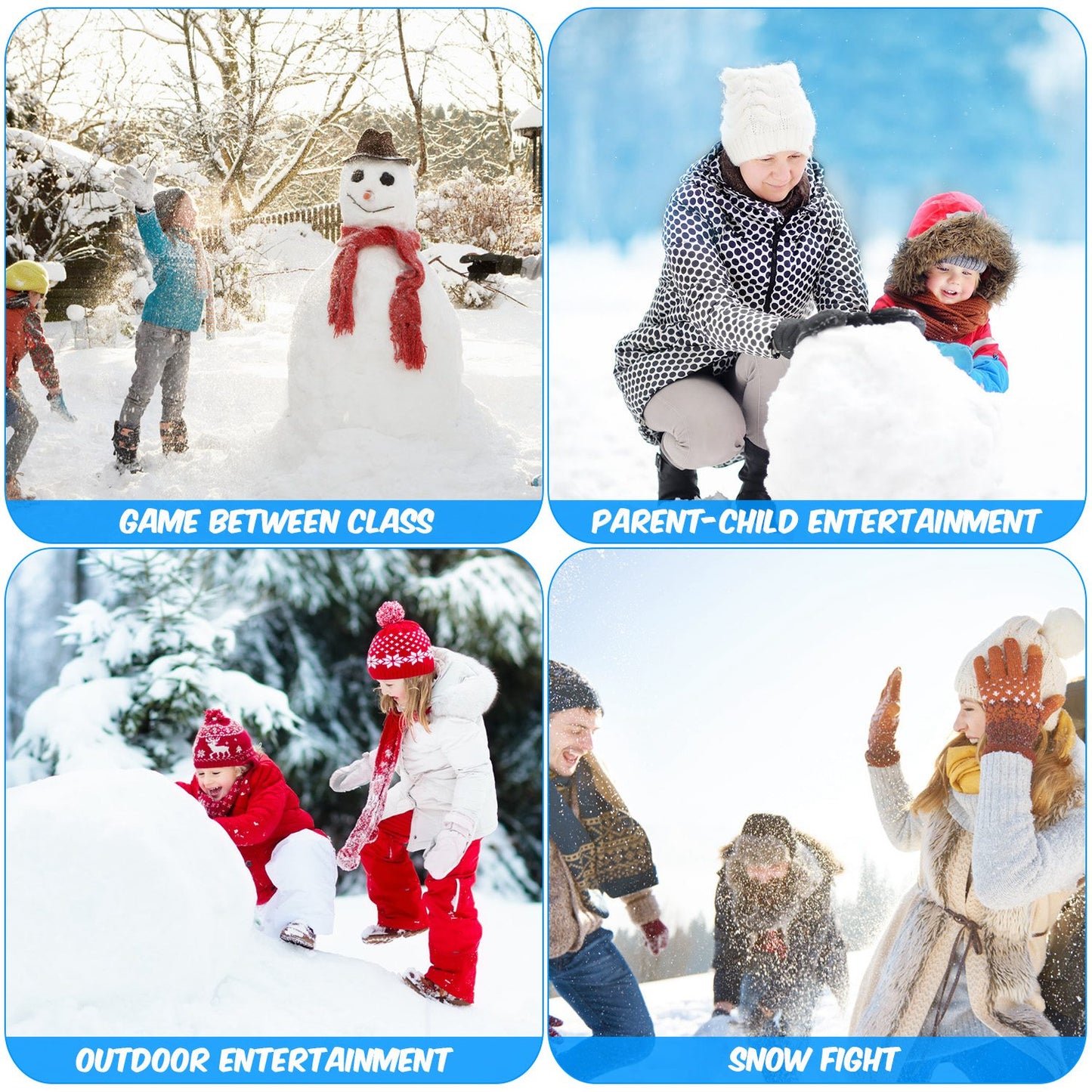 15-Piece Winter Snowball Maker Kit - Fun Outdoor Toys for Kids