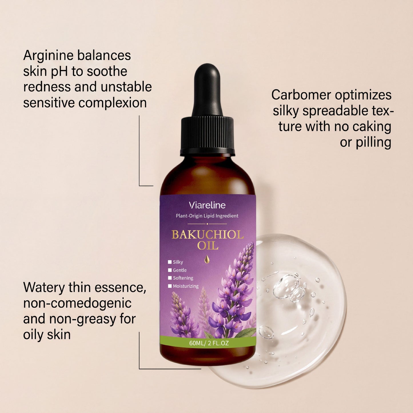 Moisturizing Facial Oil with Butea Superba - 60ML Skin Care Oil for Hydration