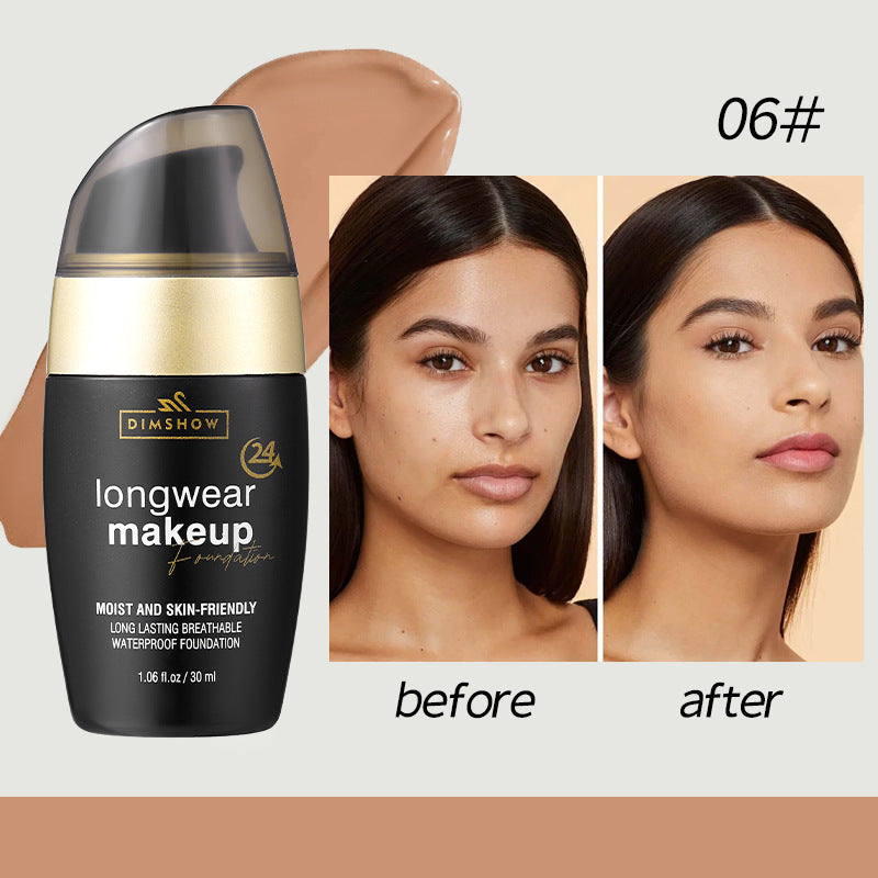 Long-Lasting Oil Control Liquid Foundation Cream for All Skin Types
