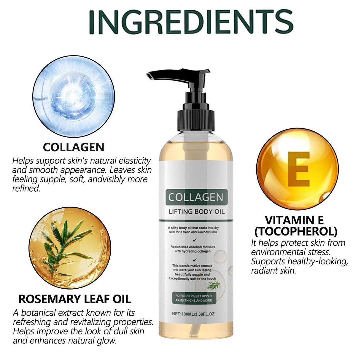 Rosemary Body Care Oil for Massage
