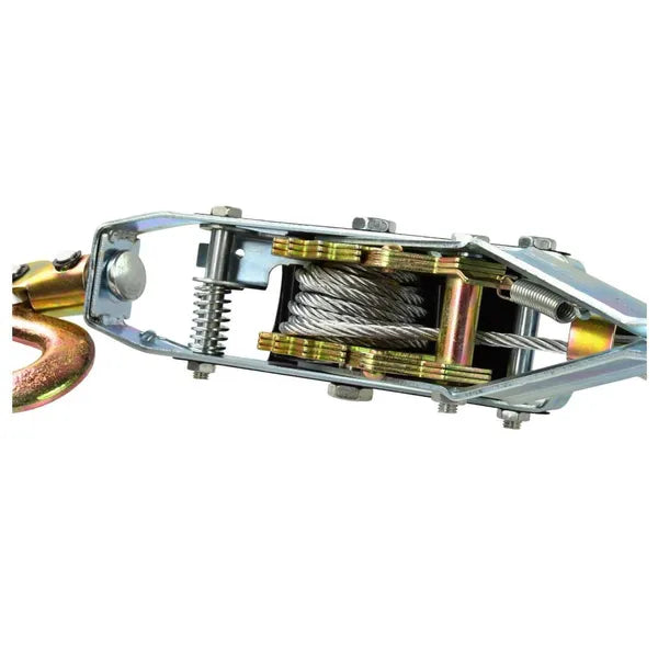4T Hand Cable Hoist with Double Ratchet Safety for Lifting & Marine Use