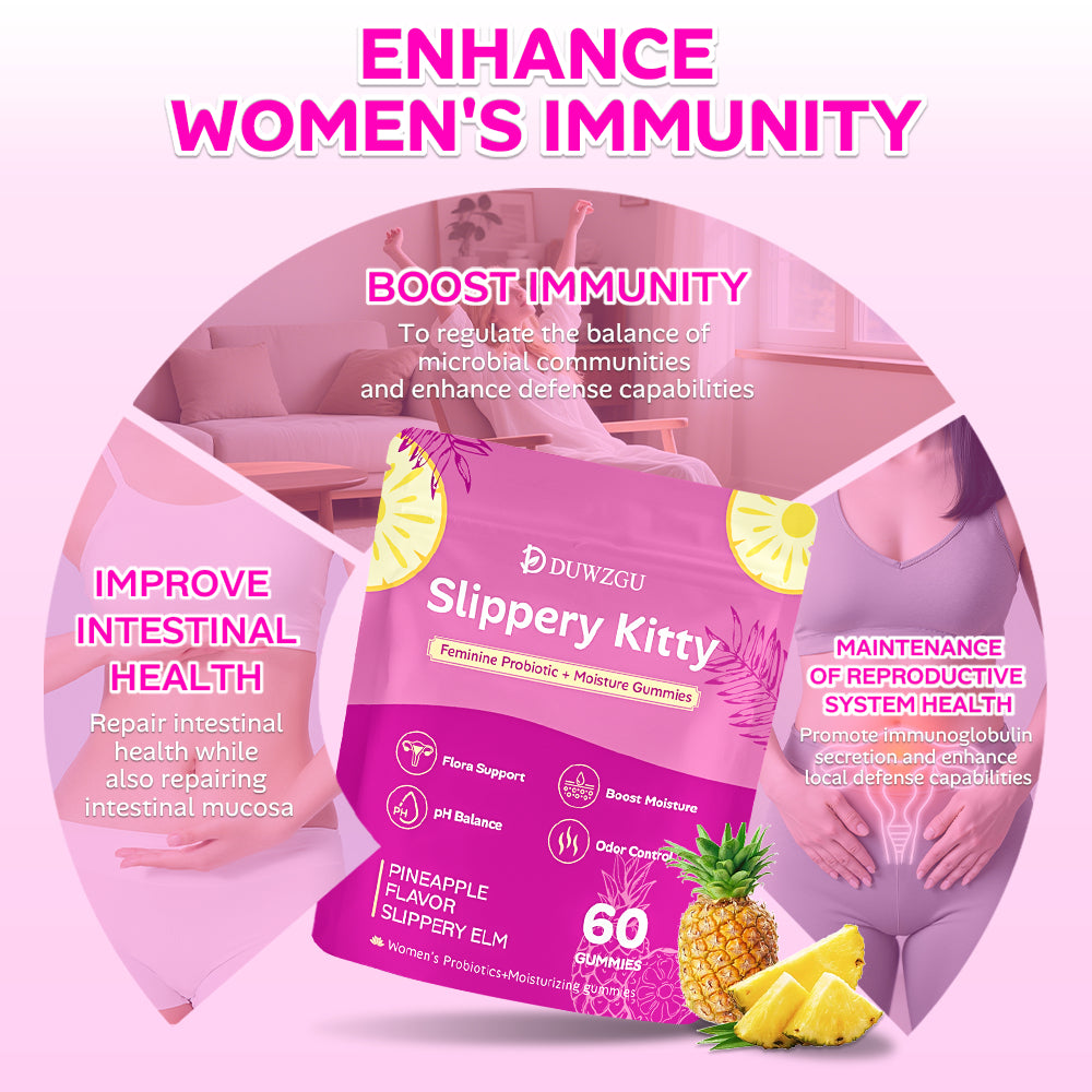 Female Probiotic Moisturizing Gummies for Gut and Skin Health