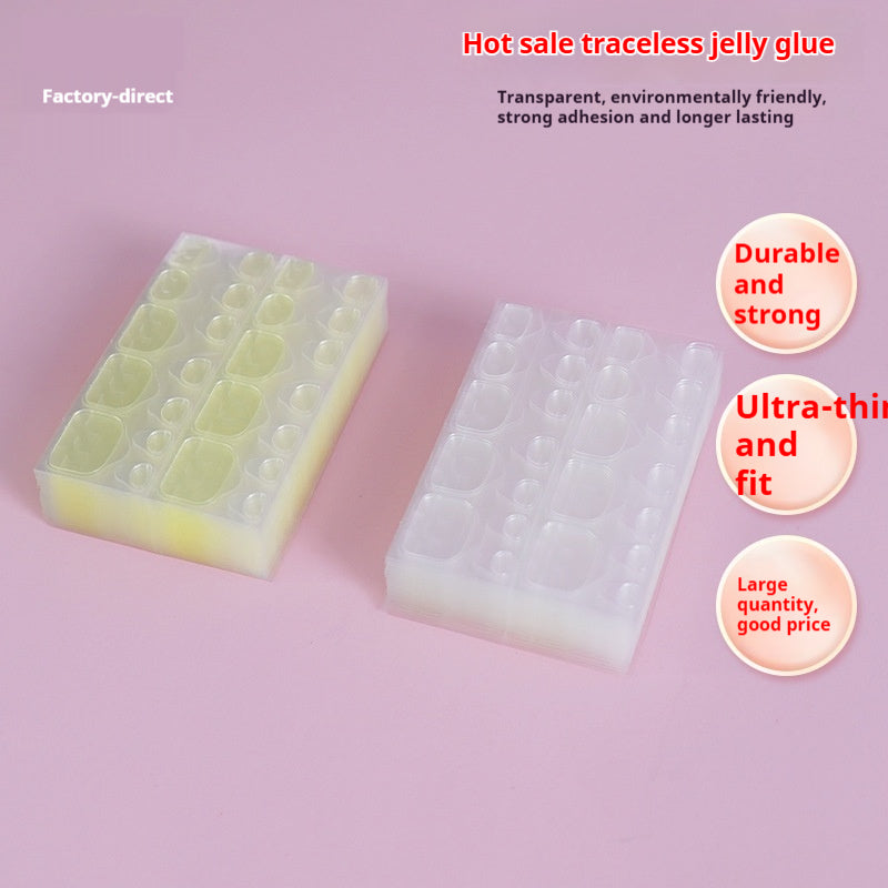 Waterproof Transparent Gel Nail Glue - Ultra-Thin & Super Sticky for Manicure, 1-5PCS Variants