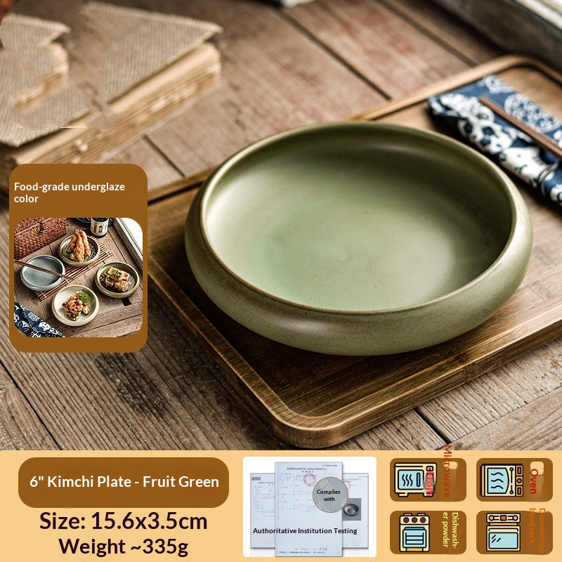 Ceramic Serving Plate for Kimchi and Cold Dishes - Exquisite Dinnerware