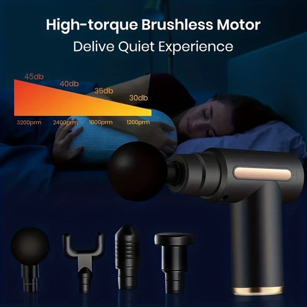 Portable Muscle Relaxer Fascia Gun Mini Massager USB Rechargeable
