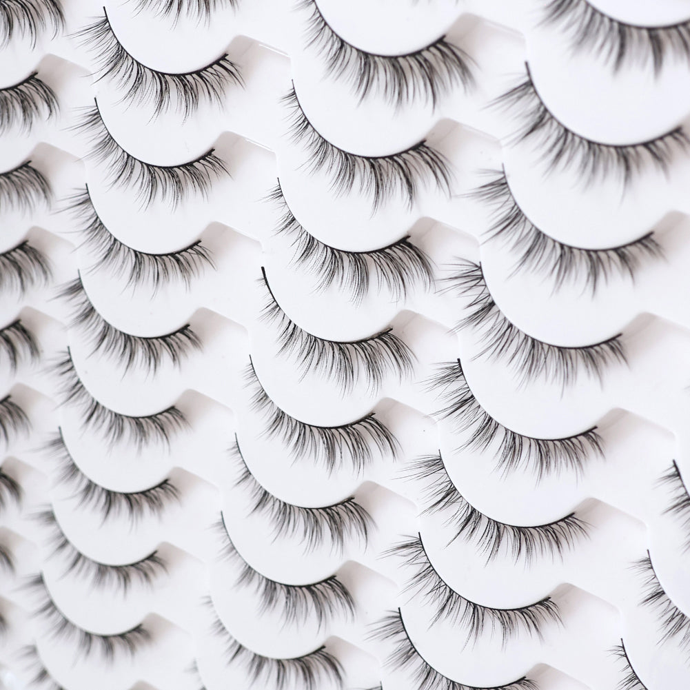 3D False Eyelashes - Multi-Layered Realistic Soft Lashes