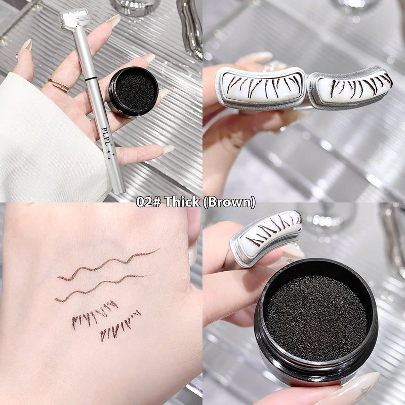 Double-Headed Waterproof Eyeliner Pen - Quick-Drying, Smudge-Proof, Durable