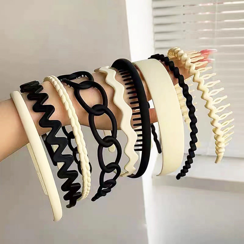 Women’s Non-Slip Tooth Headband Hair Accessory - Multiple Colors Set