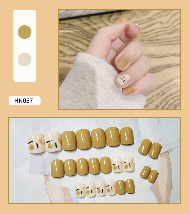 Fake Nail Art Patches - Wearable Nail Decorations for DIY Manicure
