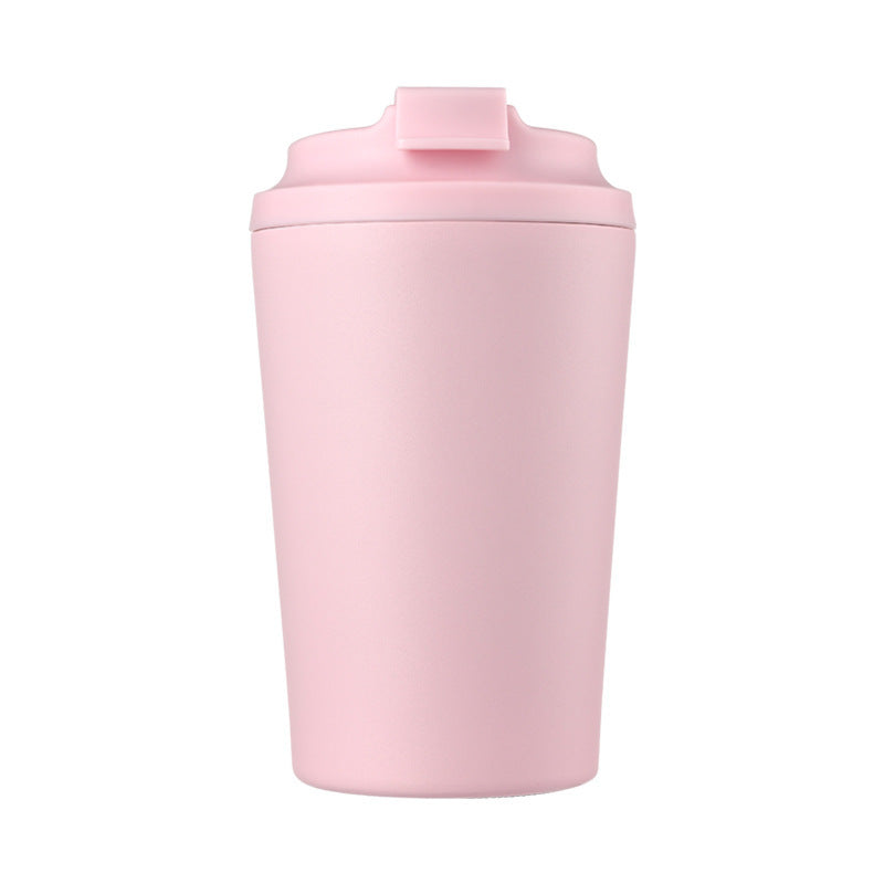 12oz Milk Cup with Measurement Markings - Insulated Stainless Steel Drinkware