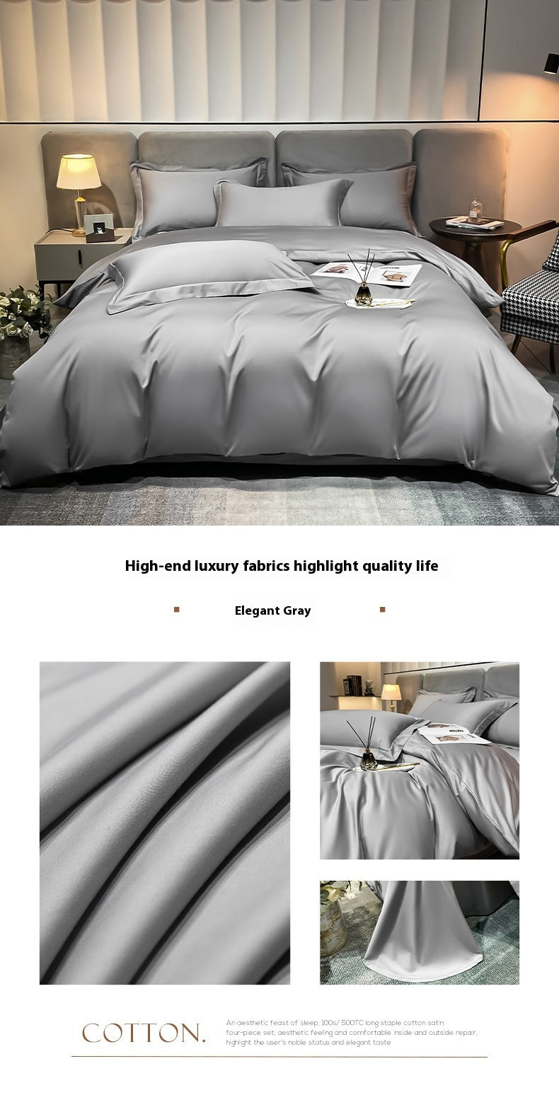 Egyptian Long-Staple Satin Cotton Fabric for Sewing & Home Decor, 140x140 or 280x130