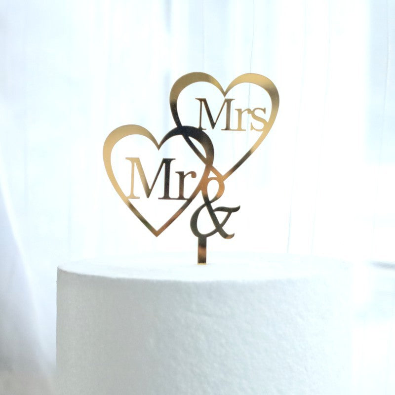 Wedding Proposal Acrylic Cake Insert - Love Heart Ring & More