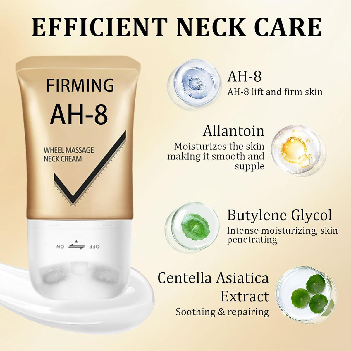 Firming Lifting Moisturizing Double-roller Neck Cream