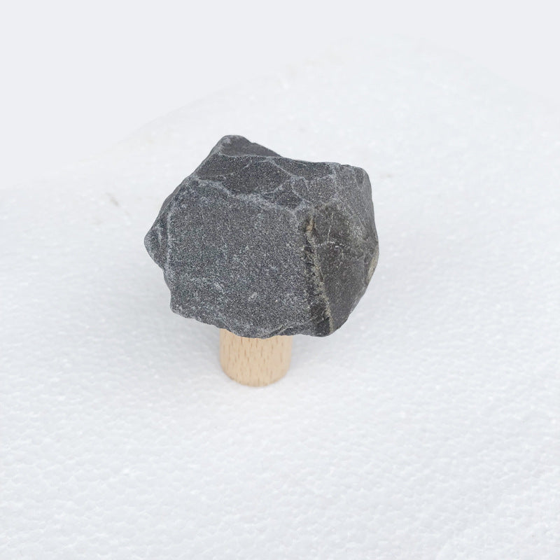 Cobblestone Solid Wood Wall Hook Hanger for Cloakroom - Modern Simple Design
