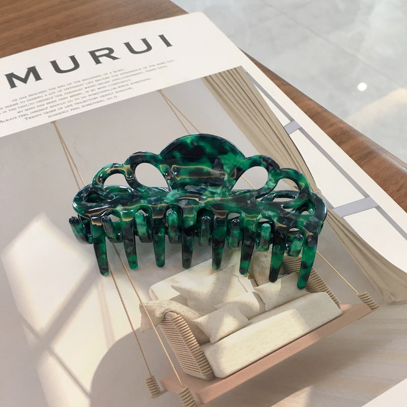 Acetate Hair Clip - Korean Style Geometric Hairpin