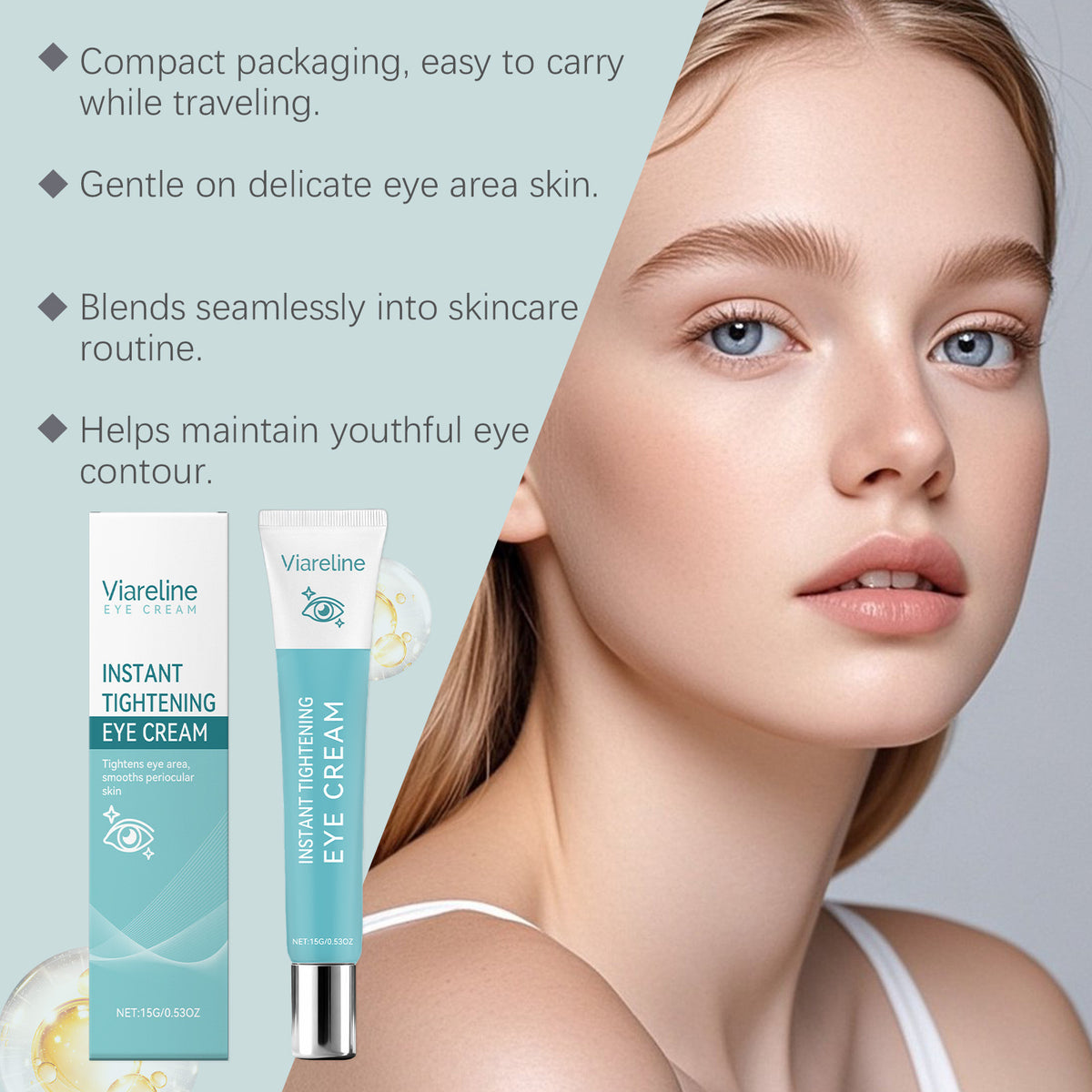 Eye Moisturizing and Firming Cream - 15g Anti-Aging Facial Care