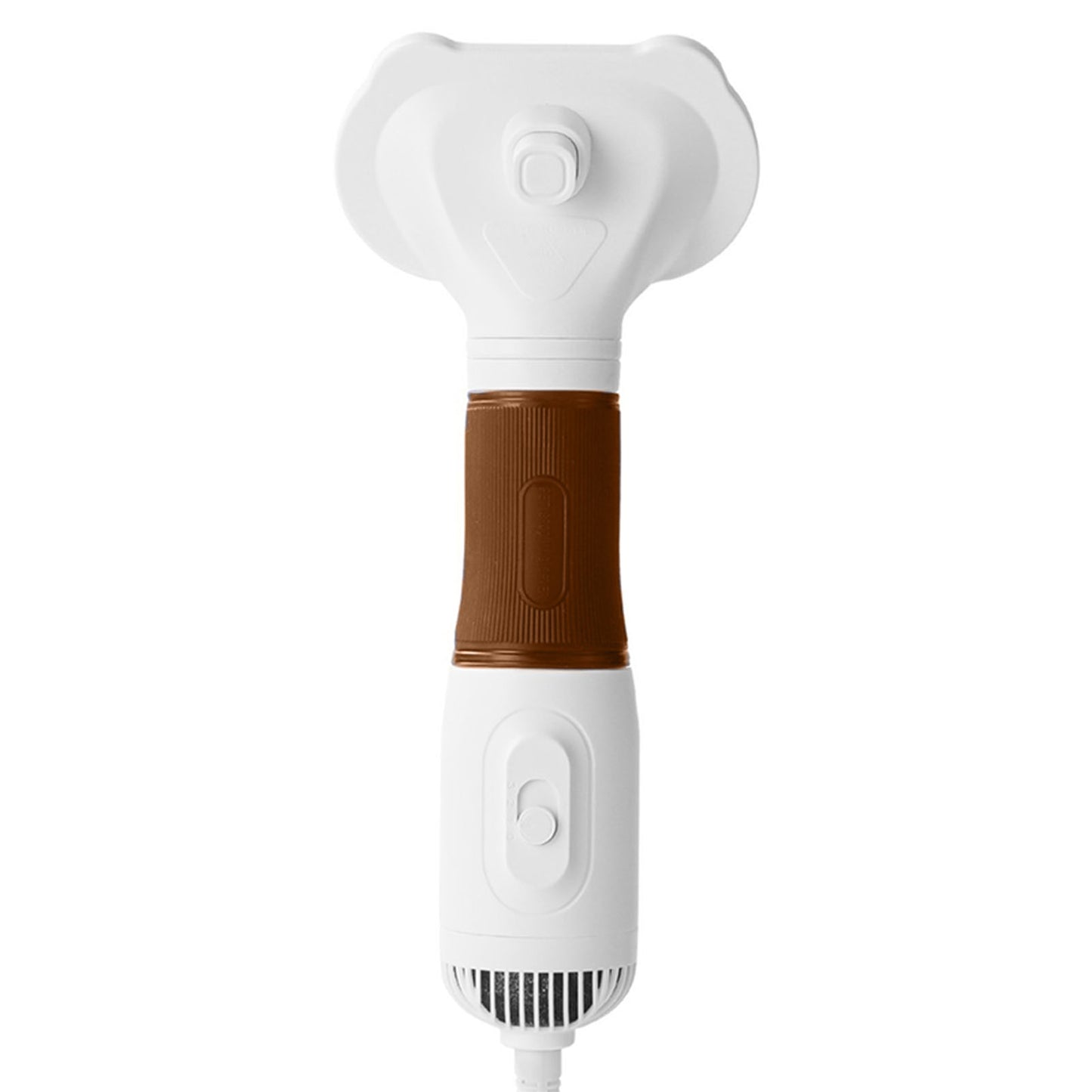 Pet Hair Dryer with Slicker Brush 600W Low Noise 3-Temp Adjustable Grooming Tool