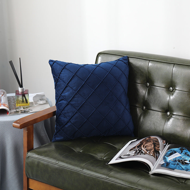 Velvet Pillowcase for Sofa Bed 43x43cm - Multiple Colors & Styles