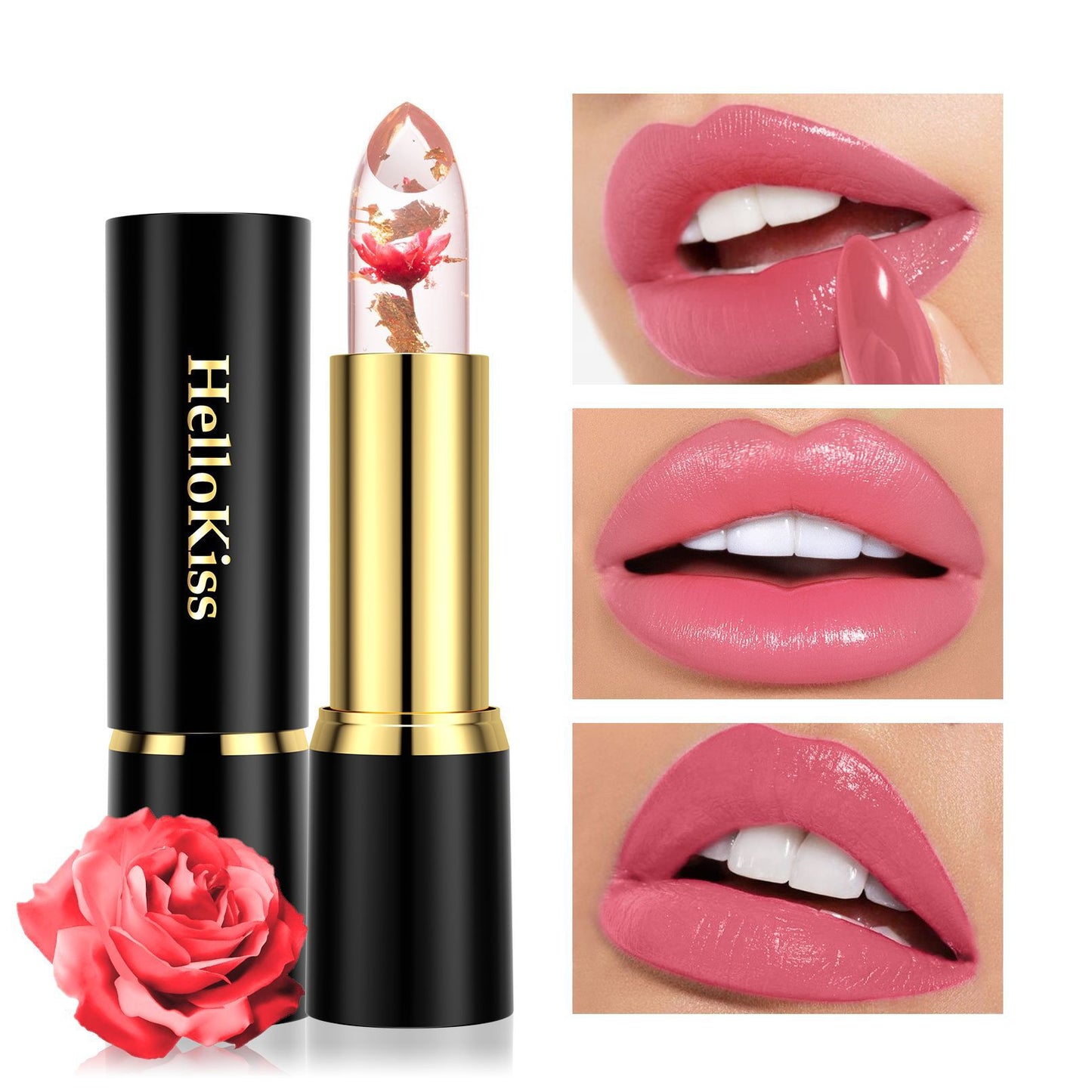 Jelly Flowers Nourishing Moisturizing Lipstick - 3.2g, Multiple Colors