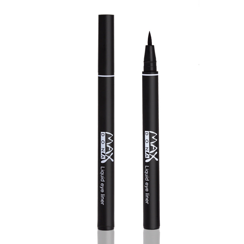 Long-Lasting Waterproof Black Eyeliner - Smudge-Resistant Makeup