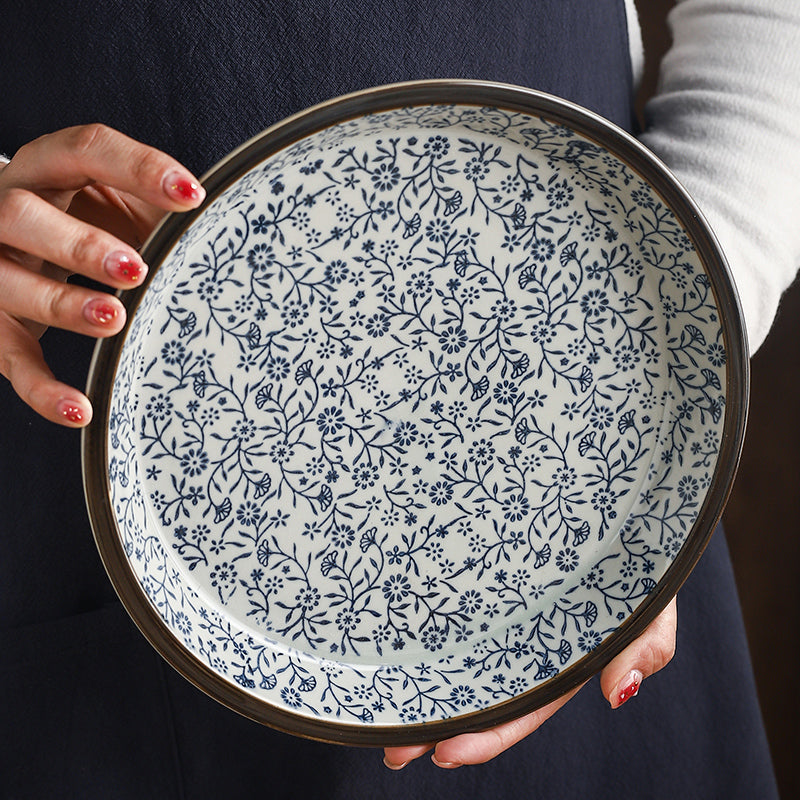 10-Inch Commercial Ceramic Dinner Plate for Restaurant & Home Use