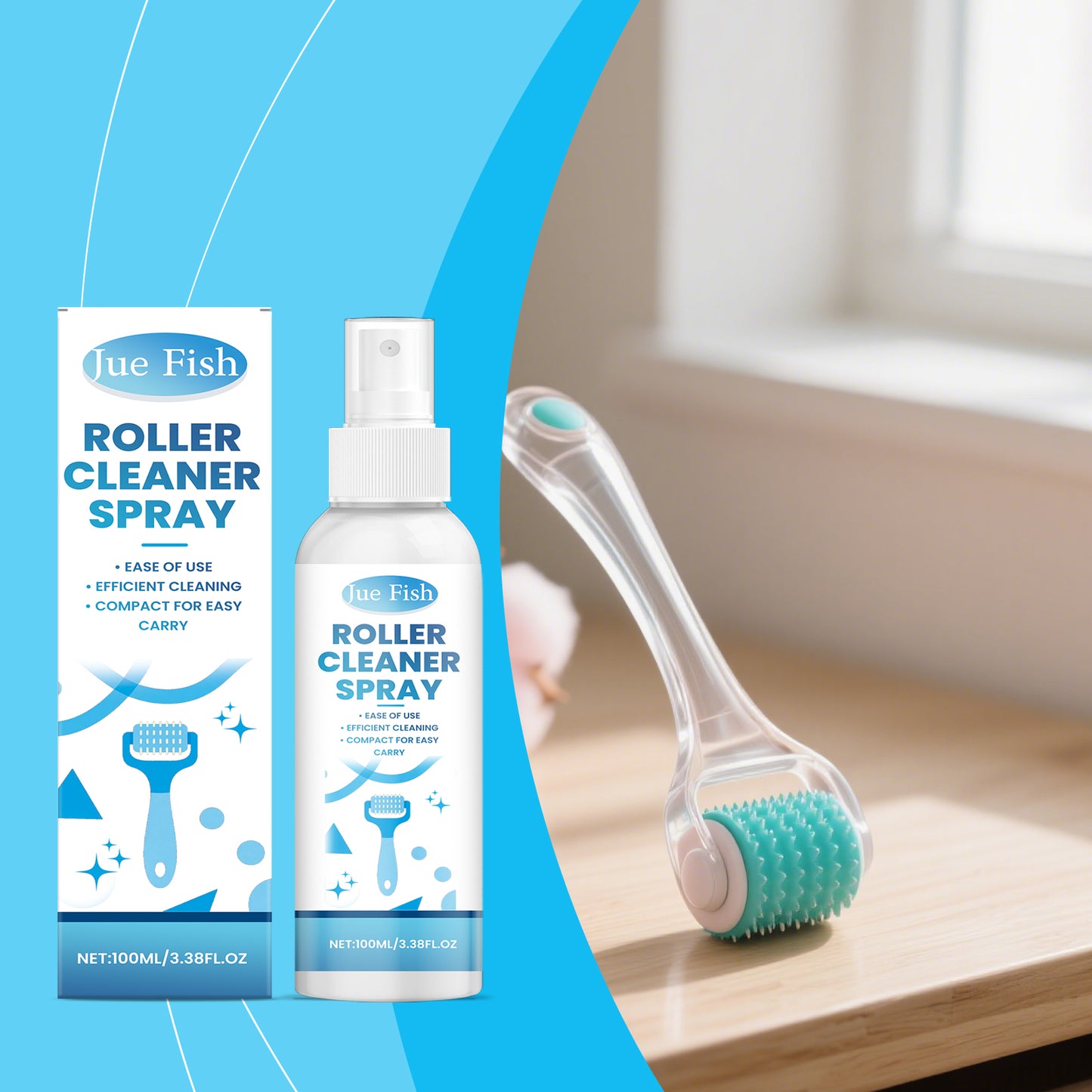 Micro Needle Roller Cleaning Spray - 100ml for Skin Care Tool Maintenance