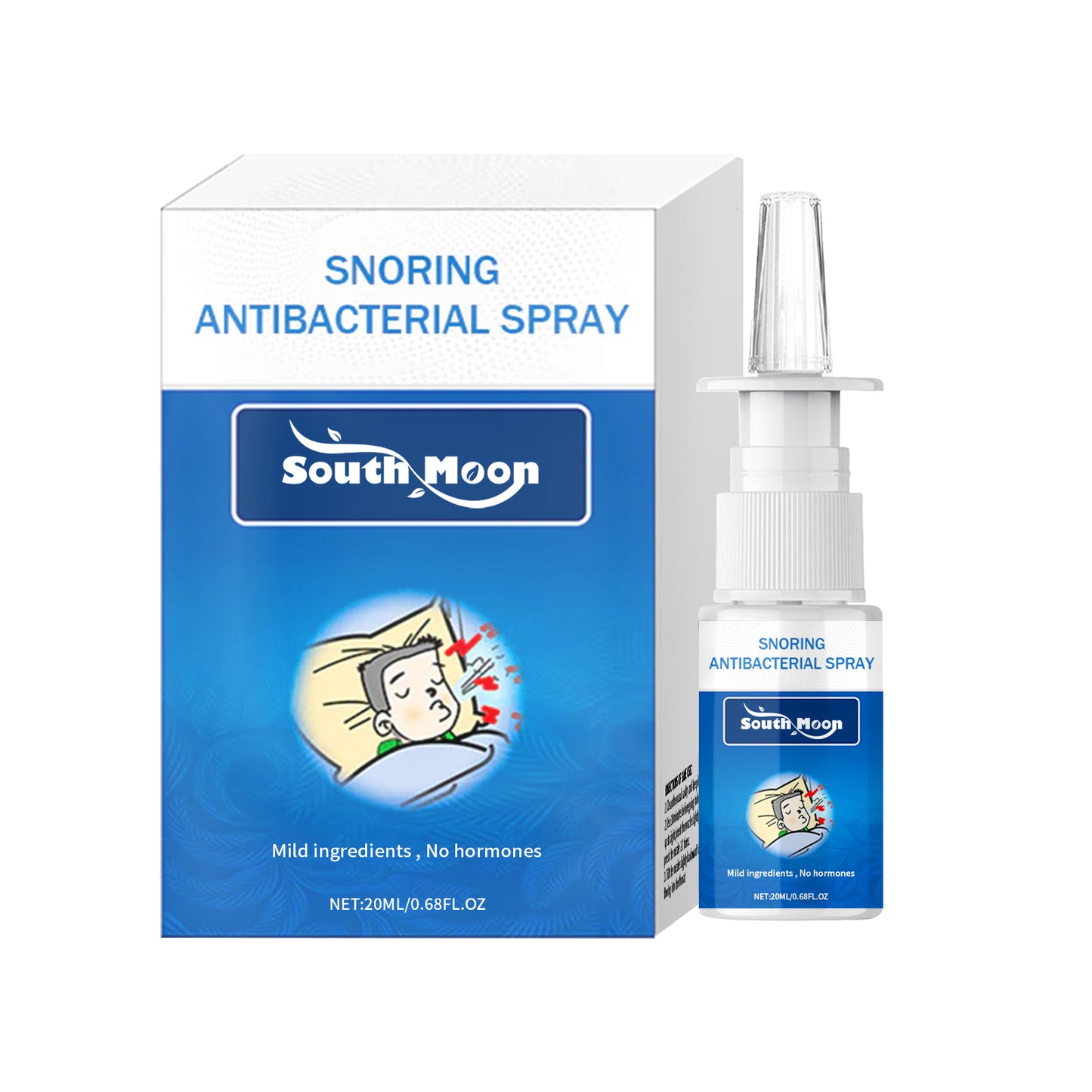 Natural Nasal Snore Relief Spray - 20ml Herbal Sleep Aid