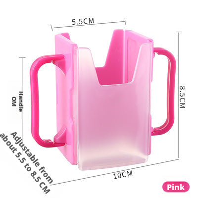 Kitchen Cup Holder - Thickened Pink Milk Cup Holder - 1 Piece