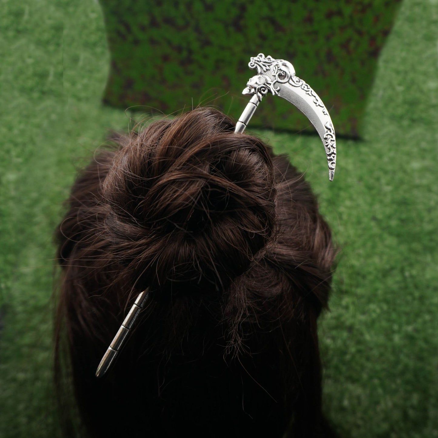 Chinese Style Dragon-Shaped Tassel Hairpin for Elegant Hairstyles