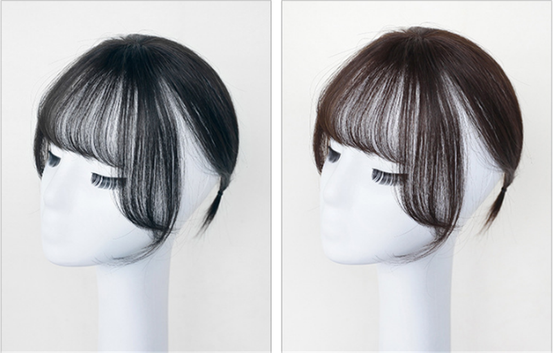 Real Hair 3D Air Bangs Wig