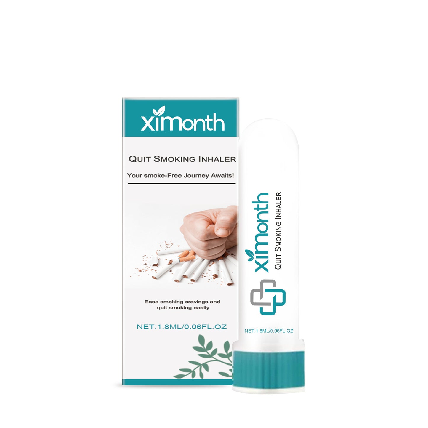 Nasal Inhaler for Body Care - Menthol & Peppermint Oil, 1.8ML