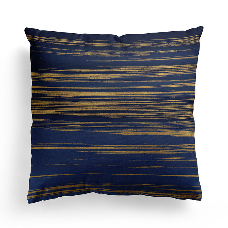 Minimalist Marble Texture Pillowcase for Living Room & Bedroom - 45x45 cm