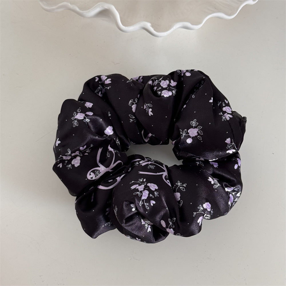 Floral Hair Scrunchie - High Elasticity Cloth Band