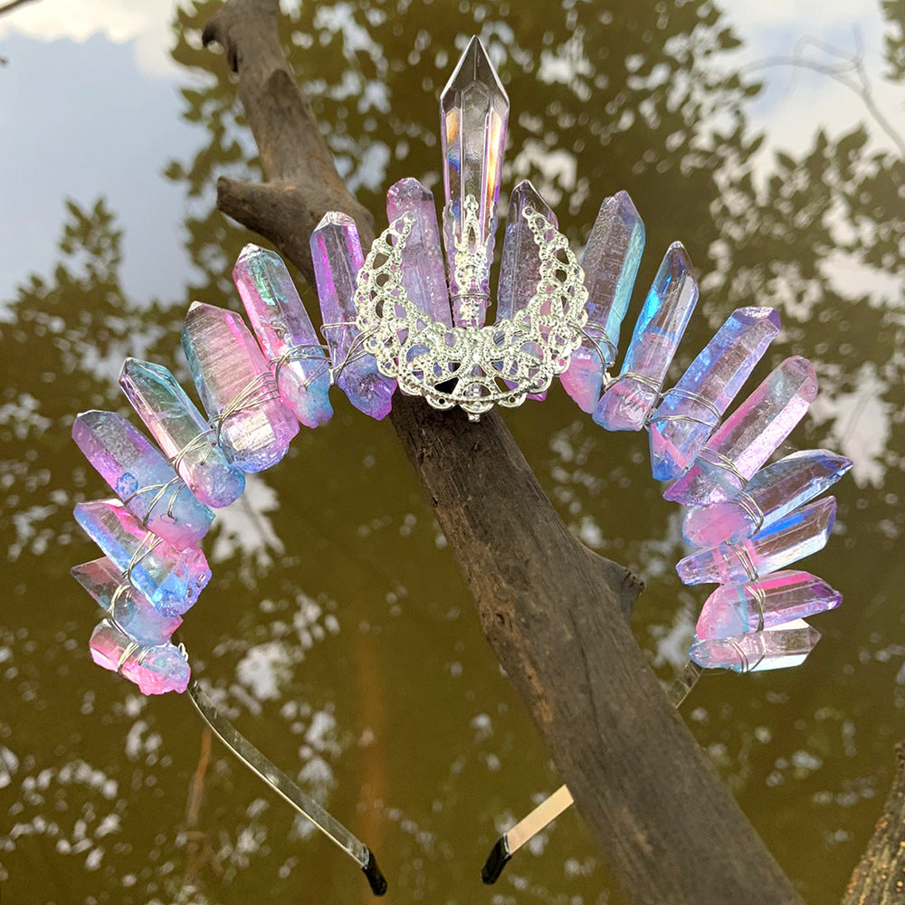 Crystal Moon Handmade Hair Band