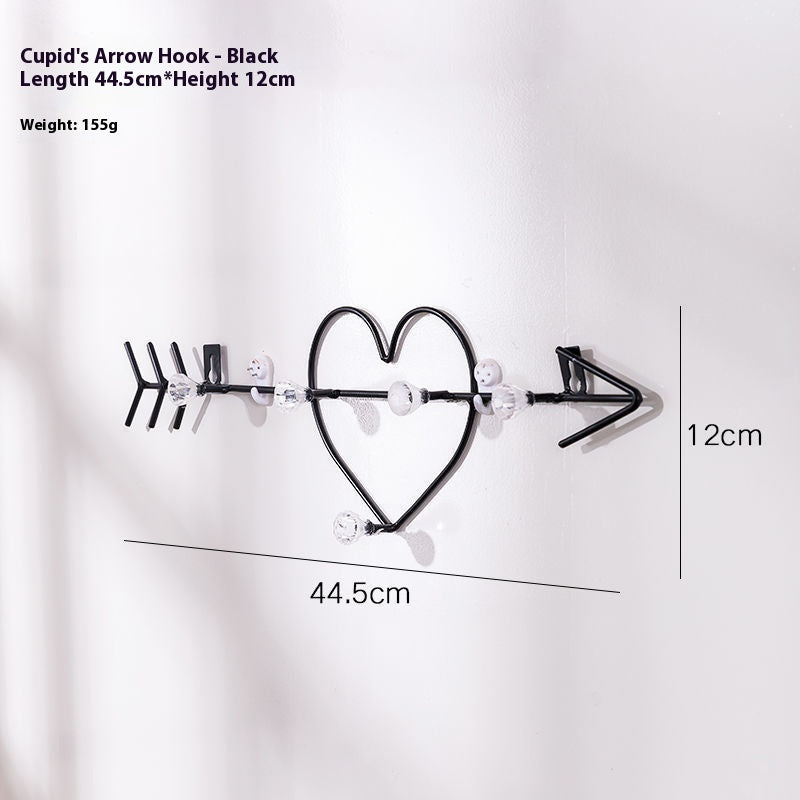 Wall Door Key Hook Rack Organizer for Hallway Bedroom Entryway