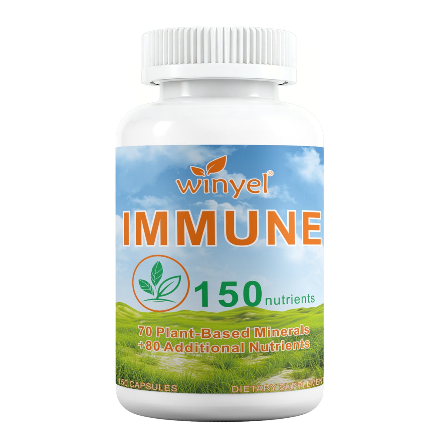 Immune Support Multivitamin Capsules - 150 Count Daily Supplement