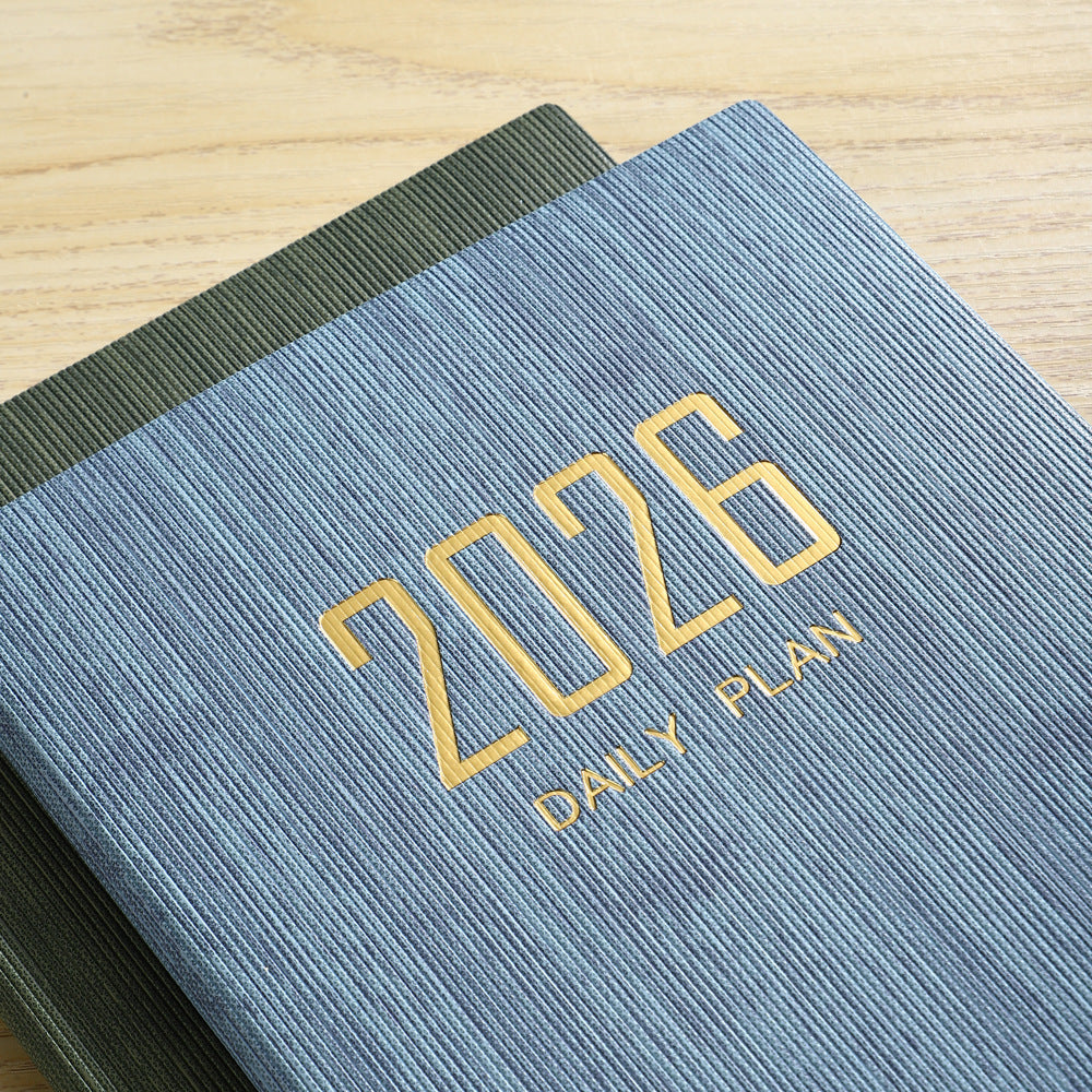 A5 Slim Leather Weekly Planner Notebook - Multiple Cover Colors