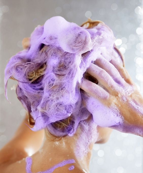 Purple Toning Shampoo for Blonde Hair - 100ml