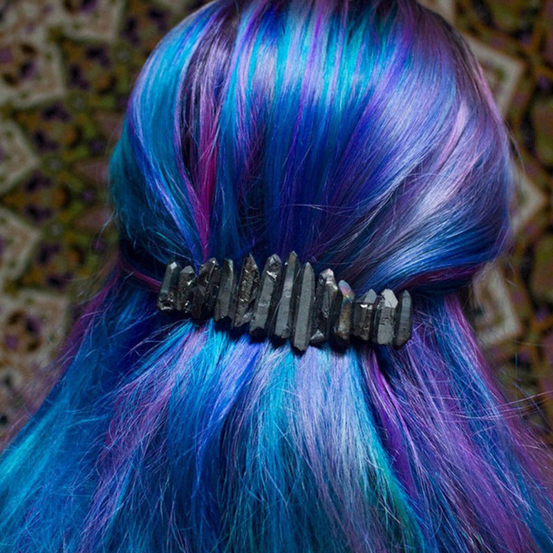 Multicolor Crystal Spring Hair Clip