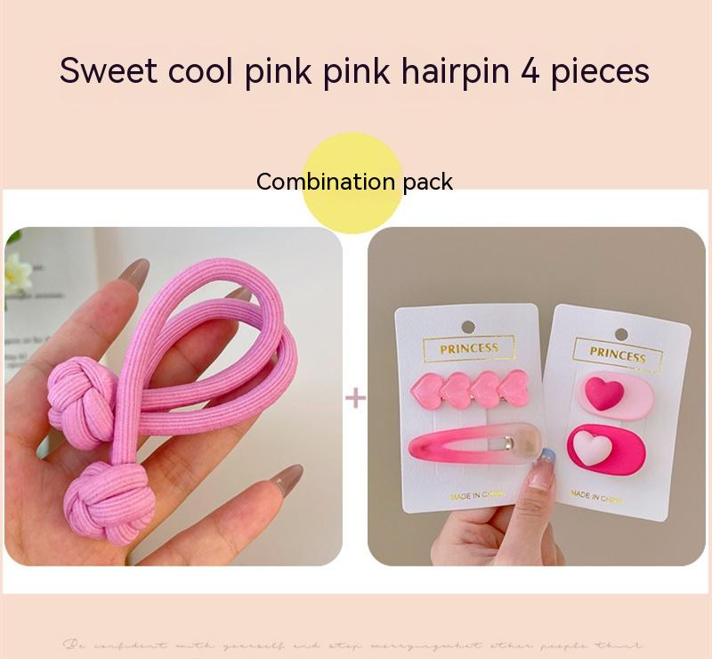 Girls' Fabric Hair Band Set – Multiple Colors & Styles