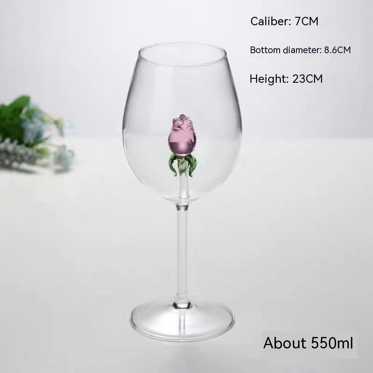 Elegant Rose Champagne Glass Set - Multiple Colors, Fashion Drinkware