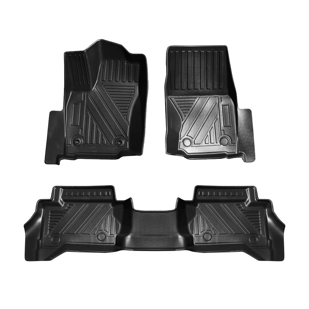 All Weather TPE Floor Mats for Toyota Tacoma 2024 - Black